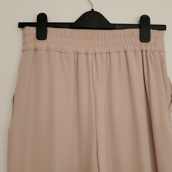 Zara Basic Beige Wide Leg Pants Size XS - Picture 5 of 12